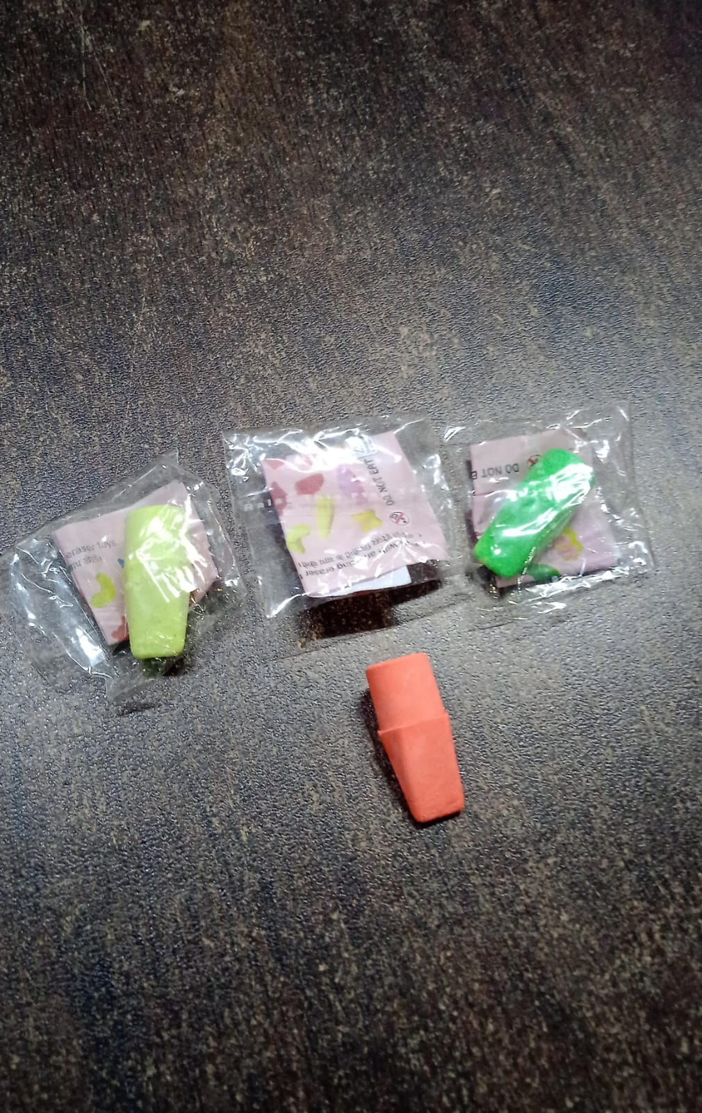 Pencil Top Eraser Rubber Erasers (1 Pc / Mix Colour & Design) Pencil Top Eraser Rubber Erasers (1 Pc / Mix Colour & Design)